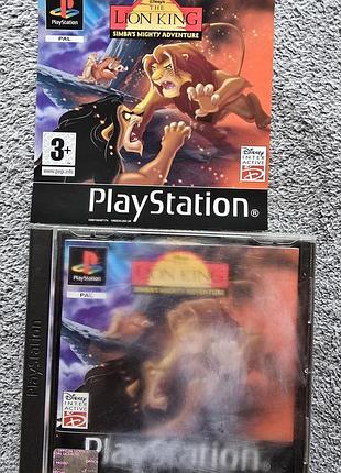 The lion king simba's mighty adventure, eng, б/у, ps1 playstation 1 one