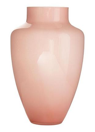 Ваза olaf pink h37×d24 см рожева скляна