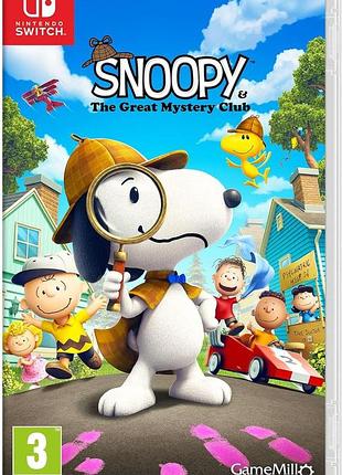 Snoopy & the great mystery club, eng ,нова, nintendo switch, switch 2