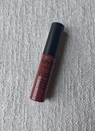 Матова рідка помада nyx ( 32 rome)