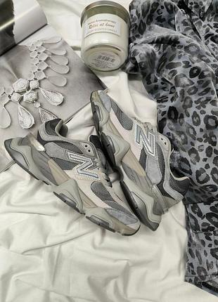 Стильные женские кроссовки new balance 9060 grey