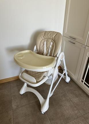 Стільчик для годування carrello caramel