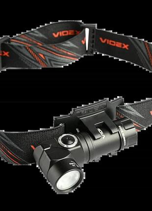 Налобний світлодіодний ліхтарик videx vlf-a244rh 600lm 5000k