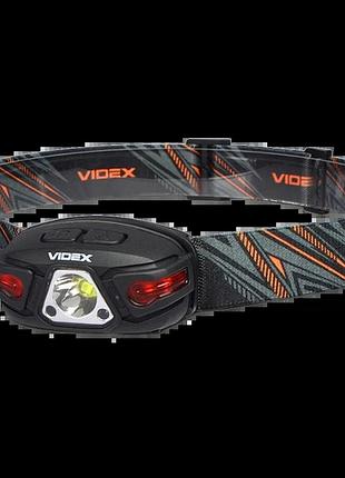 Налобний світлодіодний ліхтарик videx vlf-h015 330lm 5000k