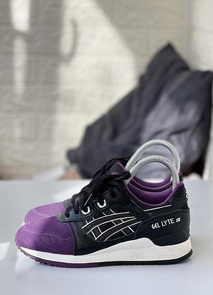 Оригінальні asics gel lyte iii purple-black