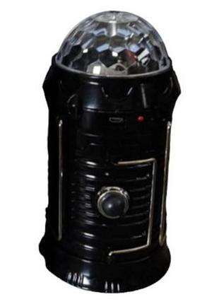 Універсальна led-ліхтарик 6899 disco чорна top shop ua_