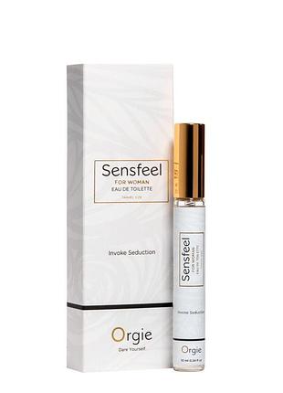Женские духи с феромонами orgie – sensfeel for woman travel size (10 мл), цветочно-фруктовый аромат