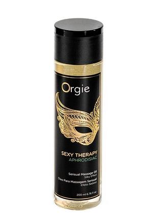Массажное масло orgie – sexy therapy aphrodisiac (200 мл), гибридное sexstyle