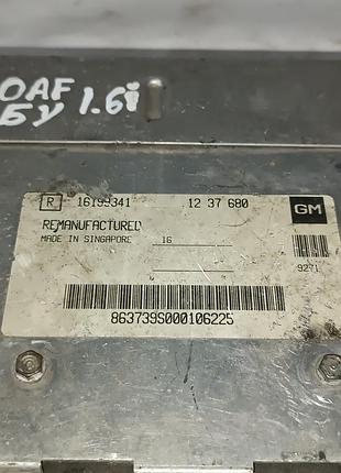 Блок эбу opel 1237680
