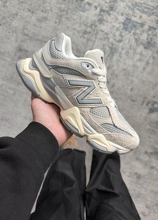 Стильные женские кроссовки new balance 9060 sea salt mindful grey