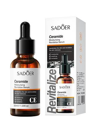 Зволожувальна сироватка з керамідами sadoer ceramide moisturizing essence 30ml