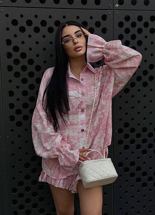 Костюм літній принт dior