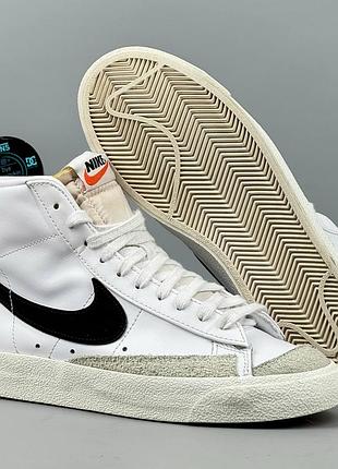 Nike blazer 77 mid кеды кеди кроссовки кросівки обувь взуття шкіра черевики демисезон ботинки кожа классика блейзер найк sb скейт шузы