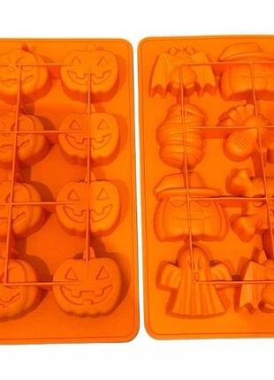 Набор силиконовых форм livarno home halloween для льда, шоколада и конфет 2 шт.