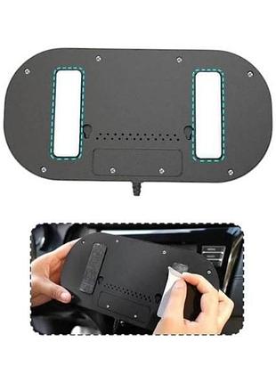 Вентилятор автомобильный двойной vehicle fan x666 чёрный