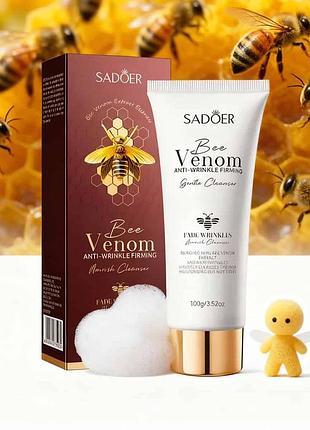 Антивозрастная пенка для умывания с пчелиным ядом sadoer bee venom 100 г