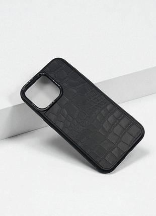 Чехол для iphone из натуральной итальянской кожи серый