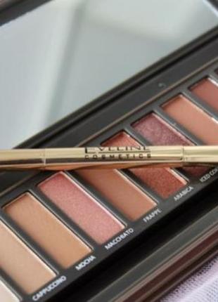 Палетка теней " все оттенки кофе" 12 оттенков