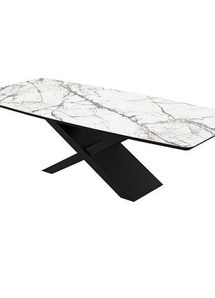 Стіл belfort 240*100*76 laminam invisible white (5mm)