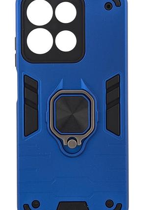 Чохол armored force для motorola g17 power протиударний із підставкою кільце blue