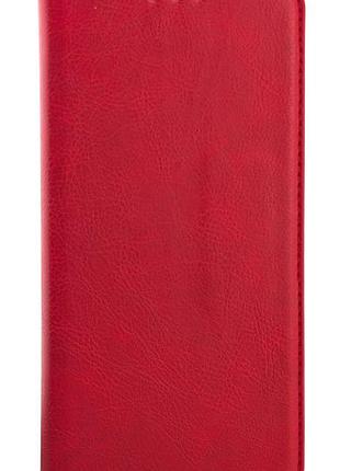 Чохол книжка leather flip для motorola g24 power на магніті з підставкою червоний