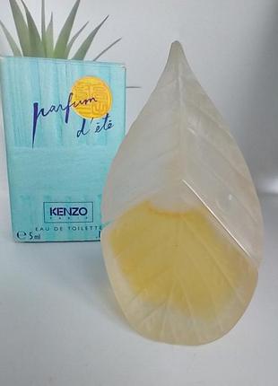 Parfum d'ete 1992 kenzo винтаж миниатюра 5мл