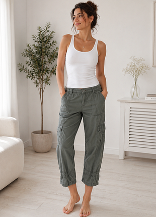 Штани, брюки карго calvin klein jeans, котон, р. м