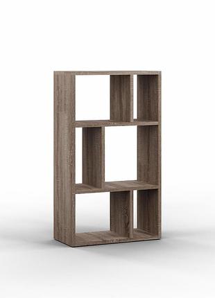 Полка приставная tetris т-10, дуб сонома трюфель, 518/250/900