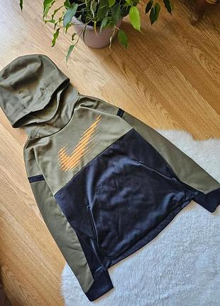 Худи nike на парня 9-10роков с капюшоном на флисе