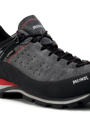 Шикарние треккинговые ботинки meindl literock 975x gore-tex 3922 серый