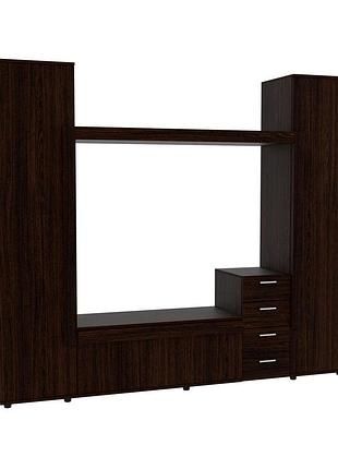 Стенка в гостиную под тв эхо-2, венге магия, 2160х420х1850
