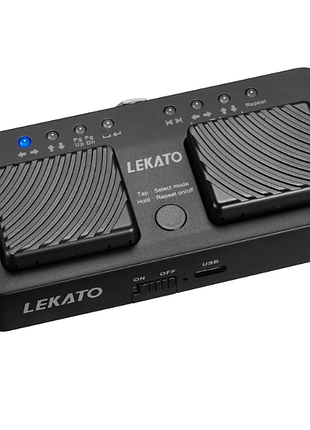 Бездротовий перелискувач сторінок lekato з bluetooth, компактним дизайном, безшумним перелисканням нот, перезаряджуваним контролером для читання але