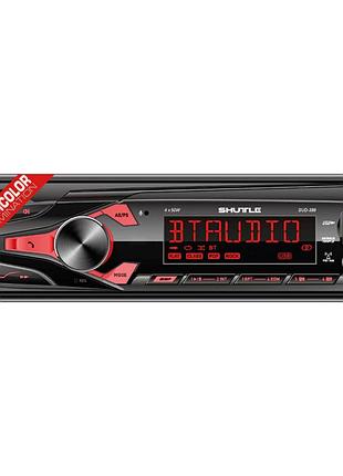 Автомагнітола shuttle sud389 (black/multicolor) usb/sd/знімання. панель/bt/підсил. кач.звука/4x50w
