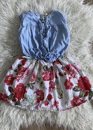 Детское платье сарафан стиль zara