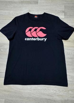 Чоловіча футболка canterbury з принтом, розмір l.