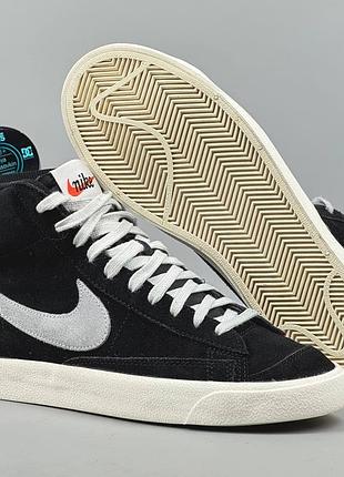 Nike blazer 77 mid кеды кеди кроссовки кросівки обувь взуття шкіра черевики демисезон ботинки кожа классика блейзер найк sb замша скейт