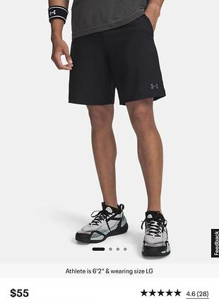 Чоловічі спортивні бігові шорти under armour launch, розмір м (оригінал)