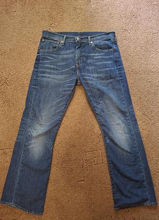 Джинси чоловічі levi's 527 slim bootcut сині w34 l30