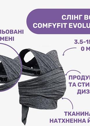 Слинг boppy comfyfit evolution 2
