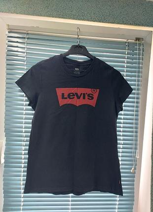Женская хлопковая футболка levi's (m)