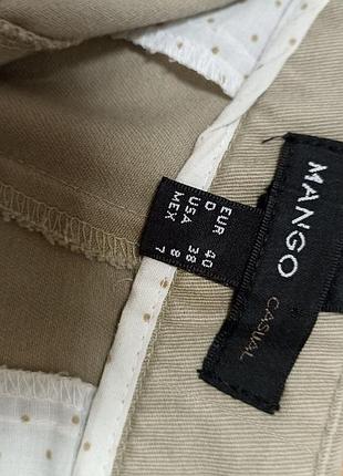 Шорти короткі бежеві mango, бавовна 4