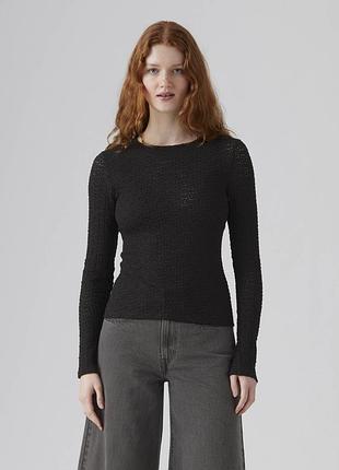 Жакардовий лонгслів levi's