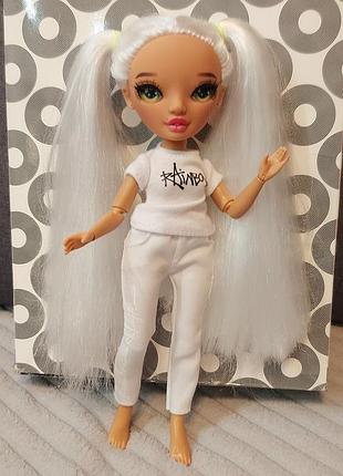 Лялька rainbow high рейнбоу хай color & create diy doll green eyes розфарбуй і створи ляльку сам! (зелені очі)
