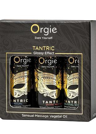 Набор масел для тантрического массажа orgie – tantric mini size collection (3х30 мл), увлажнение sexstyle