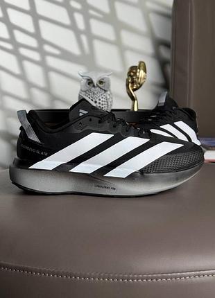 Мужские кроссовки adidas adizero evo sl atr black white grey