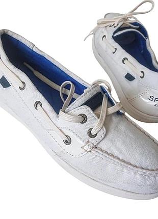 Парусиновые мокасины топсайдеры sperry top-sider оригинал из сша р. 36 (6m)