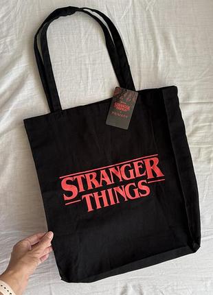 Шопер дивні дива stranger things сумка шопер