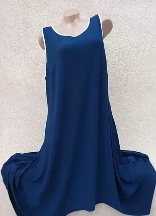 Плаття з кишенями в стилі бохо,р52-54💙💙💙