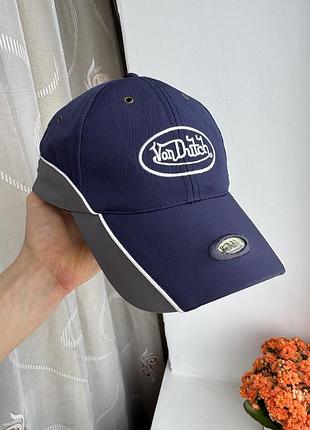 Вінтажна кепка бейсболка von dutch кепка von dutch vintage чоловіча бейсболка унісекс deus ed hardy true religion