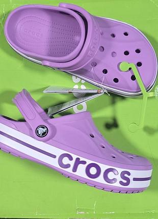 Очень красивые клоги, шлепки сабо crocs bayaband w6 w7 w10